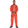NASA Astronaut Men's ORANGE Jumpsuit Costume-Cyberteez