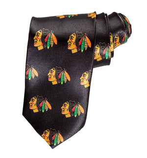Chicago Blackhawks Men's NHL Necktie-Cyberteez