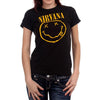 Nirvana Smiley Face Women's T-Shirt-Cyberteez