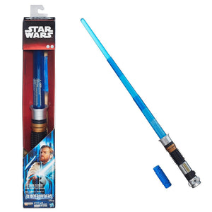 Star Wars Bladebuilders Obi-Wan Kenobi Electronic Light Saber w/ Lights And Sounds-Cyberteez