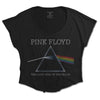 Pink Floyd Dark Side Of The Moon Women's Wide Scoop Dolman T-Shirt-Cyberteez