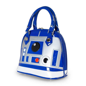 Star Wars R2-D2 Artoo Detoo Mini Patent Dome Hand Bag Clutch Purse-Cyberteez