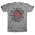 Red Hot Chili Peppers Asterisk Circle Gray T-Shirt