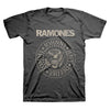 Ramones Presidential Seal Distressed Logo Gray T-Shirt-Cyberteez