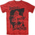 Sex Pistols London's Outrage Johnny Rotten Red T-Shirt
