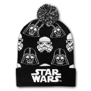 Star Wars Black & White Darth Vader/Stormtrooper Beanie-Cyberteez