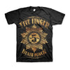 Five Finger Death Punch Badge 5 T-Shirt-Cyberteez
