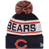Chicago Bears NFL New Era Biggest Fan Redux Pom Beanie Knit Hat-Cyberteez