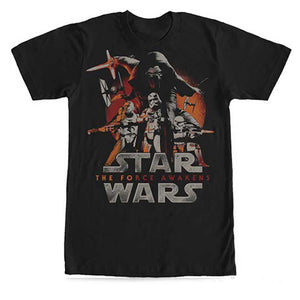 Star Wars Force Awakens Kylo Ren Movie Poster T-Shirt-Cyberteez