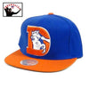 Denver Broncos NFL Mitchell & Ness Throwback XL Logo 2T Snapback Hat-Cyberteez