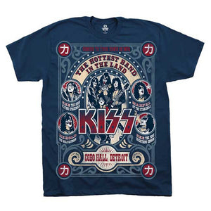 Kiss Cobo Hall Detroit 1976 T-Shirt-Cyberteez