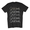Quicksand Echo Repeat Logo Distressed T-Shirt-Cyberteez