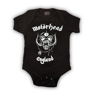 Motorhead England Kids Infant Childrens Onesie-Cyberteez