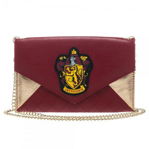 Harry Potter Gryffindor Women's Envelope Clutch Wallet w/ Chain-Cyberteez