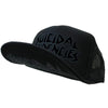 Suicidal Tendencies OG Logo Black Body BLACK Print Flip Up Hat Cap-Cyberteez