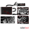 Iron Maiden Piece Of Mind Tri-Fold Leather Chain Wallet-Cyberteez