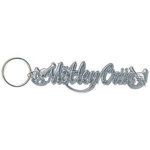 Motley Crue Logo Dr Feelgood Metal Keychain Keyring-Cyberteez