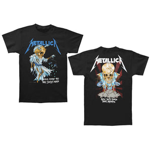 Metallica Doris Pushead Justice For All Black T-Shirt-Cyberteez