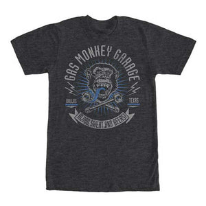 Gas Monkey Garage Monkey And Cross Pistons Fast N Loud T-Shirt-Cyberteez