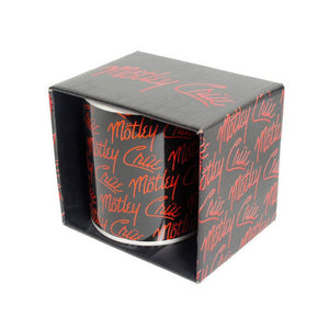 Motley Crue Logos Boxed Ceramic Coffee Cup Mug-Cyberteez