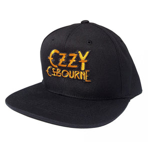 Ozzy Osbourne Logo Embroidered Snapback Hat Cap-Cyberteez