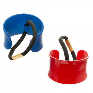 Harley Quinn Suicide Squad Pigtail Pony Tail Cover Holders Set-Cyberteez