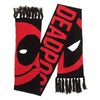 Deadpool Logo Adult Jacquard Knit Scarf Marvel-Cyberteez