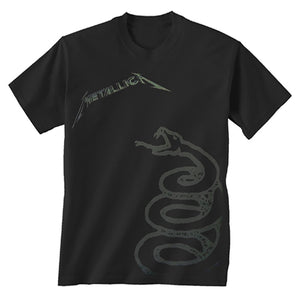Metallica Black Album Snake T-Shirt-Cyberteez