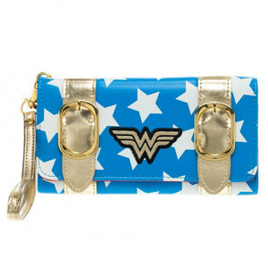Wonder Woman Satchel Fold Women's Purse Clutch Wallet-Cyberteez