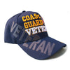 US Coast Guard Veteran Hat Blue w/ Flag Eagle Logo Adjustable Cap-Cyberteez