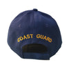 US Coast Guard Veteran Hat Blue w/ Flag Eagle Logo Adjustable Cap-Cyberteez