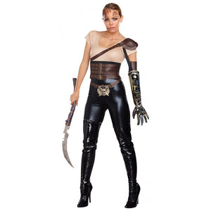 Furiosa Warrior Soldier Women's Adult Size Jumpsuit Costume-Cyberteez