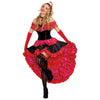 Saloon Girl Can Can Cabaret Dancer Dress Women's Adult Costume Reg & Plus Sizes-Cyberteez