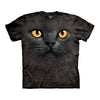 The Mountain Big Face Black Cat Adult Unisex T-Shirt-Cyberteez