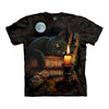 The Mountain Witching Hour Cat Adult Unisex T-Shirt-Cyberteez