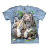 The Mountain White Tigers of Bengal Adult Unisex T-Shirt-Cyberteez