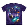 The Mountain Wolf Of The Cosmos Adult Unisex T-Shirt-Cyberteez