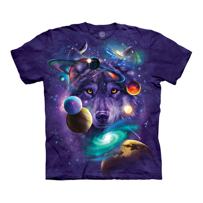 The Mountain Wolf Of The Cosmos Adult Unisex T-Shirt
