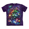 The Mountain Cosmic Cat Adult Unisex T-Shirt-Cyberteez