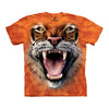 The Mountain Roaring Big Tiger Face Adult Unisex T-Shirt-Cyberteez