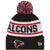 Atlanta Falcons NFL New Era Biggest Fan Redux Pom Beanie Knit Hat