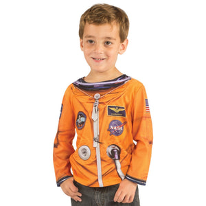 Astronaut NASA Space Toddler Kids Child Allover Longsleeve T-Shirt-Cyberteez