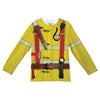 Fireman Toddler Kids Child Allover Longsleeve T-Shirt-Cyberteez
