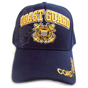US Coast Guard Hat Blue w/ Seal Logo Adjustable Cap-Cyberteez