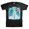 Red Hot Chili Peppers X Ray Asterisk Heart T-Shirt-Cyberteez