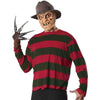 Nightmare On Elm Street Men's Freddy Krueger T-Shirt And Mask Costume Set-Cyberteez