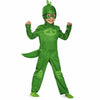 PJ Masks Gekko Classic Boys Child Kids Classic Jumpsuit Costume-Cyberteez