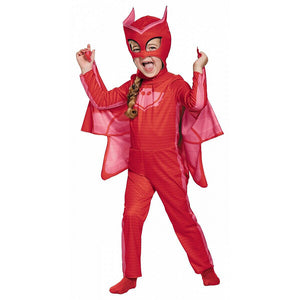 PJ Masks Owlette Costume Girls Classic Child Kids Jumpsuit-Cyberteez