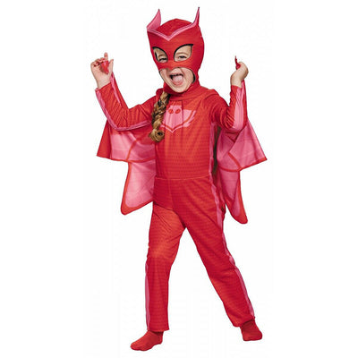 PJ Masks Owlette Costume Girls Classic Child Kids Jumpsuit