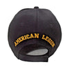 American Legion Insignia Seal Logo Hat Black Adjustable Cap-Cyberteez
